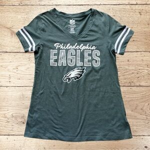 NFL Team Apparel Eagles Short Sleeve Shirt - Women’s Size M